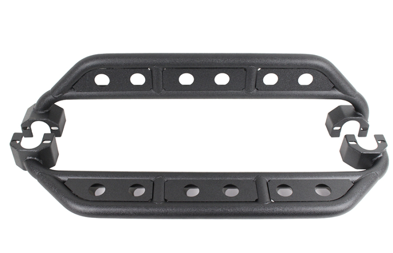 Jeep Rubicon Side Steps - Fishbone Offroad - Step Slider FB23071 - Black Textured Powdercoat - `07-`18